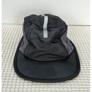 Lululemon Performance Running Hat size L/XL Gray Reflective Adjustable